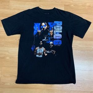 Polo G The GOAT Capalot Hip Hop Rap Tee Style Graphic T-Shirt Mens Size XL Black